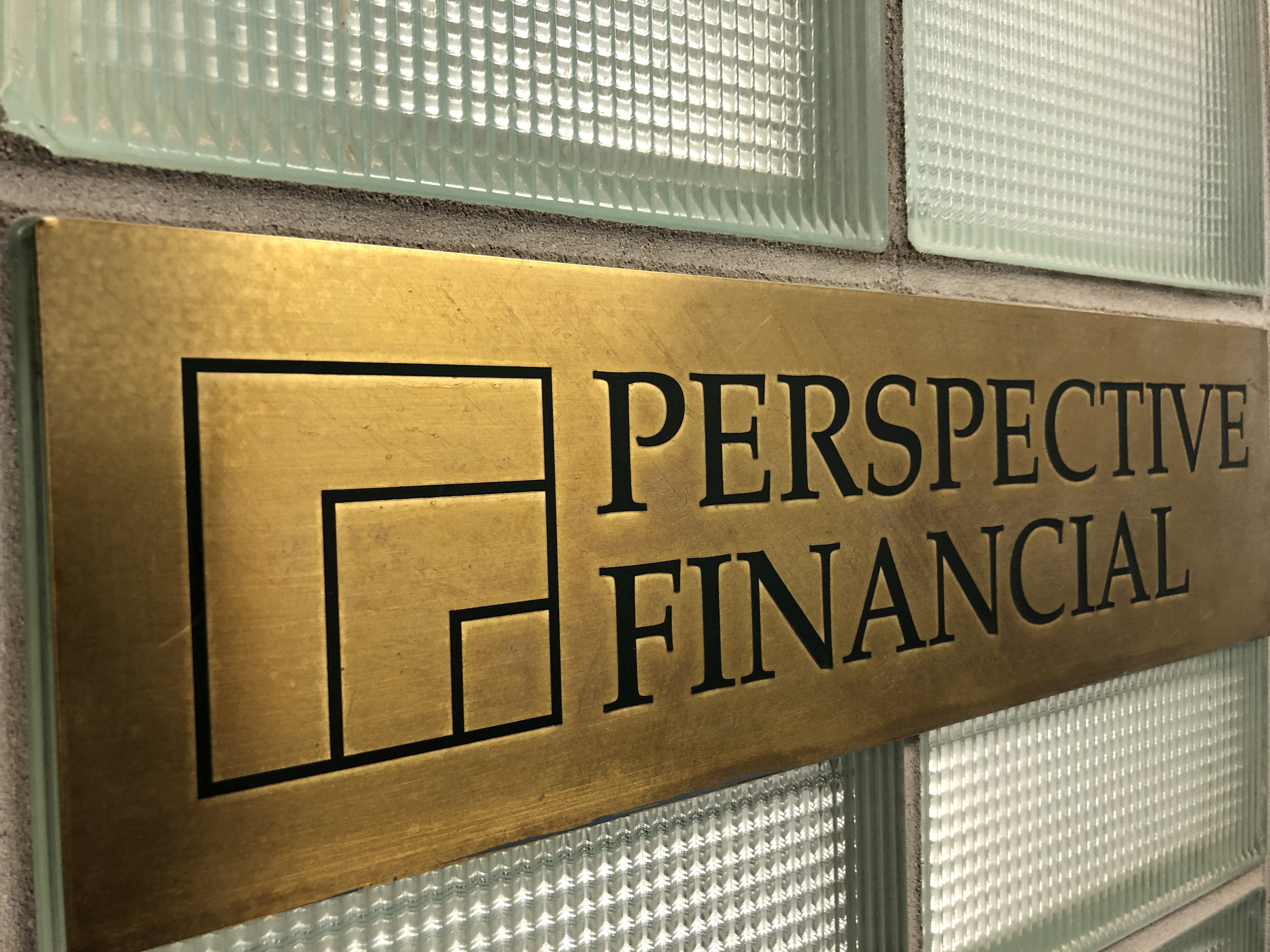 Perspective Financial plaque